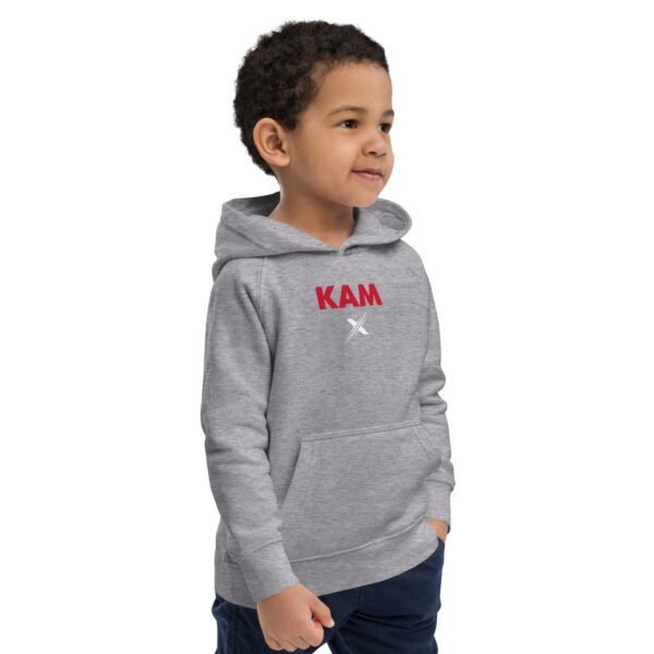 kids eco hoodie grey melange right front 65fc818b4cf8f