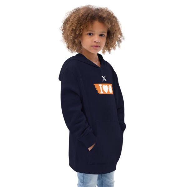 kids fleece hoodie navy blazer right front 65fc813dd00db