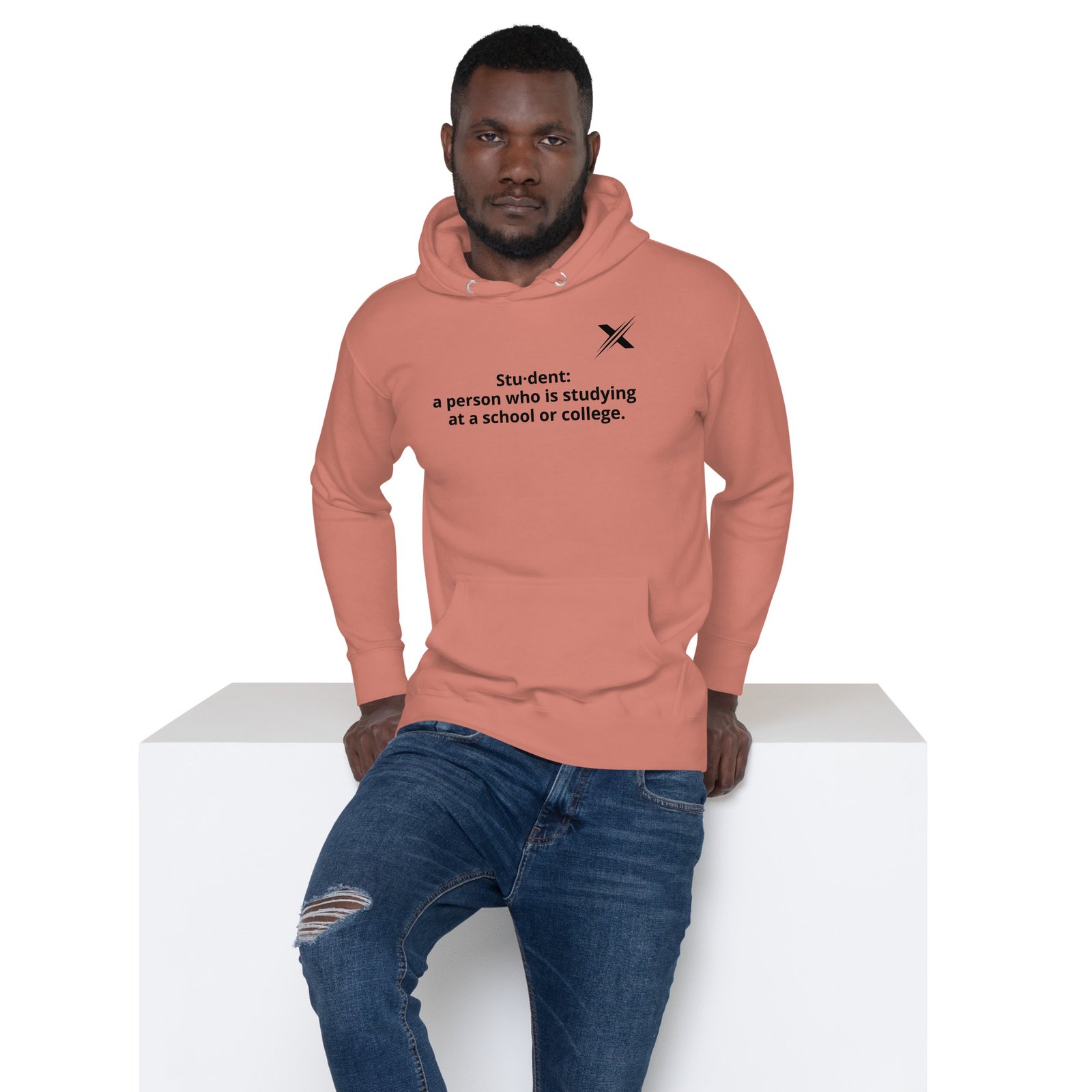 unisex premium hoodie dusty rose front 65fc65513536c