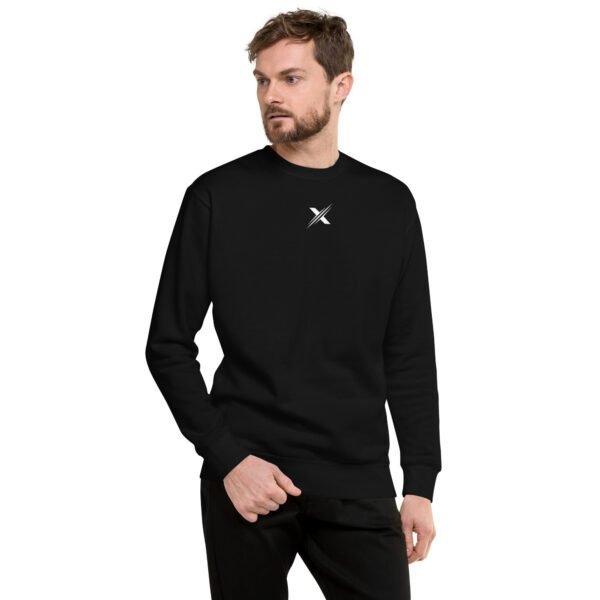 unisex premium sweatshirt black front 65fc8576a17aa