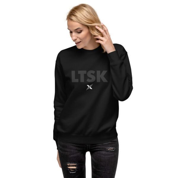 unisex premium sweatshirt black front 65fdc96f8f437