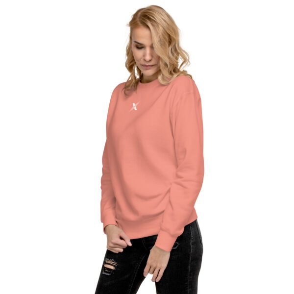 unisex premium sweatshirt dusty rose left front 65fdb9c4a046d