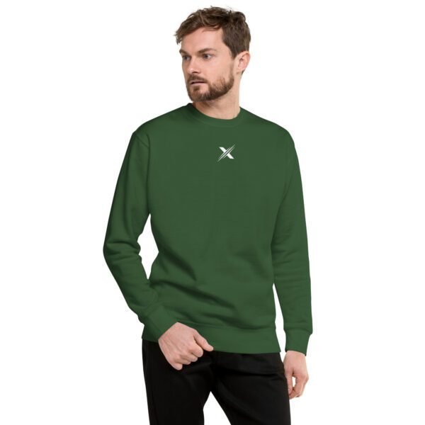 unisex premium sweatshirt forest green front 65fc8576ad417