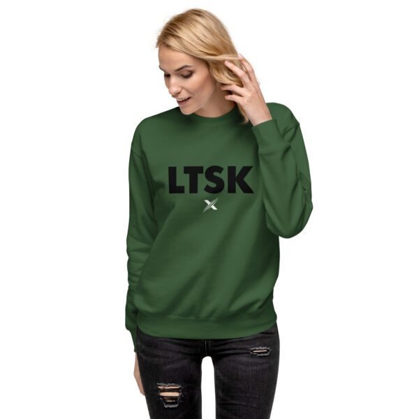 unisex premium sweatshirt forest green front 65fdc96f92195