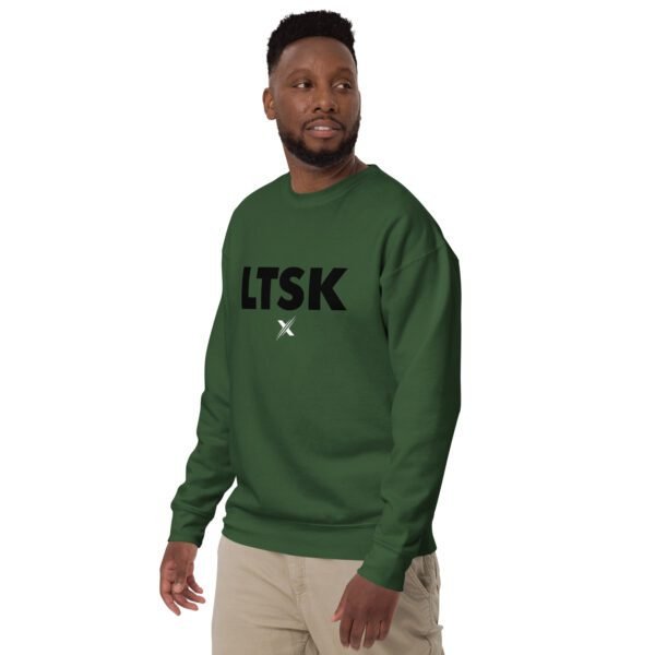 unisex premium sweatshirt forest green left front 65fc66a6bbd2f