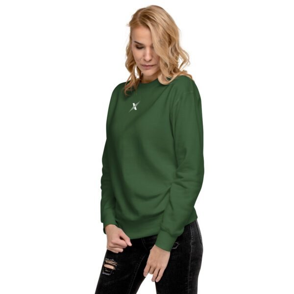 unisex premium sweatshirt forest green left front 65fdb9c49ed57