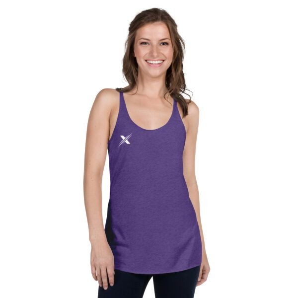 womens racerback tank top purple rush front 65fc7cb023862