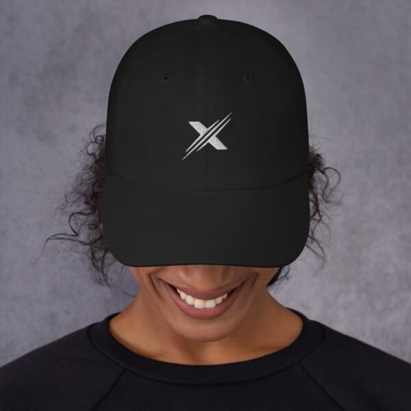 classic dad hat black front 6617e5a240224