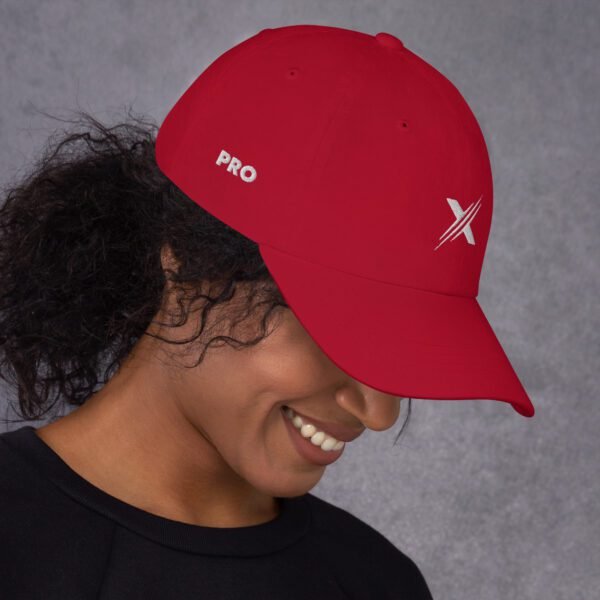 classic dad hat cranberry right side 6617e5a26f60a