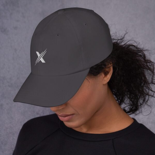 classic dad hat dark grey left side 6628ef3905f8f