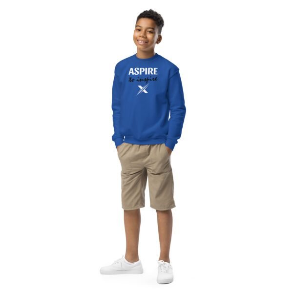 youth crew neck sweatshirt royal front 6628823a2b737